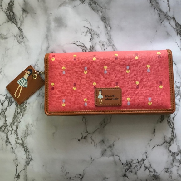 Handbags - NEW Pink Japanese Wallet